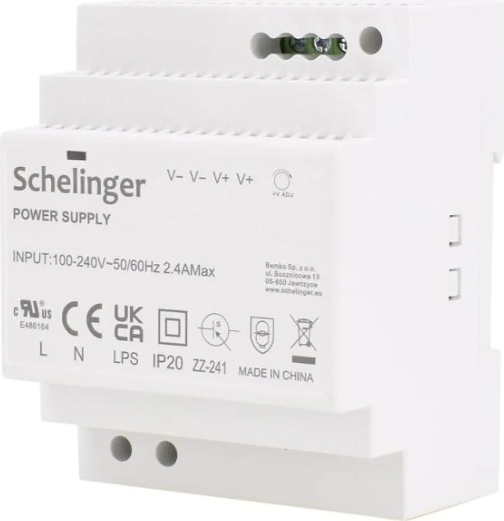 Alimentation 24V DC 92W stable et compacte Bemko A21-LDD092-4P-24V