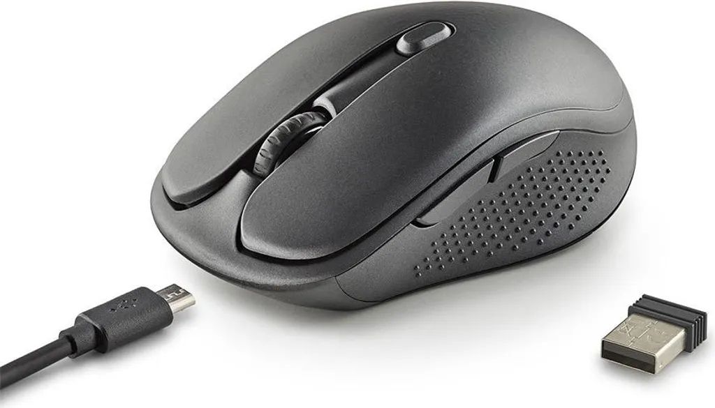 Mouse NGS EVO PEEP Nero Wireless Multimode Ricaricabile 3200 DPI Offerta - 6