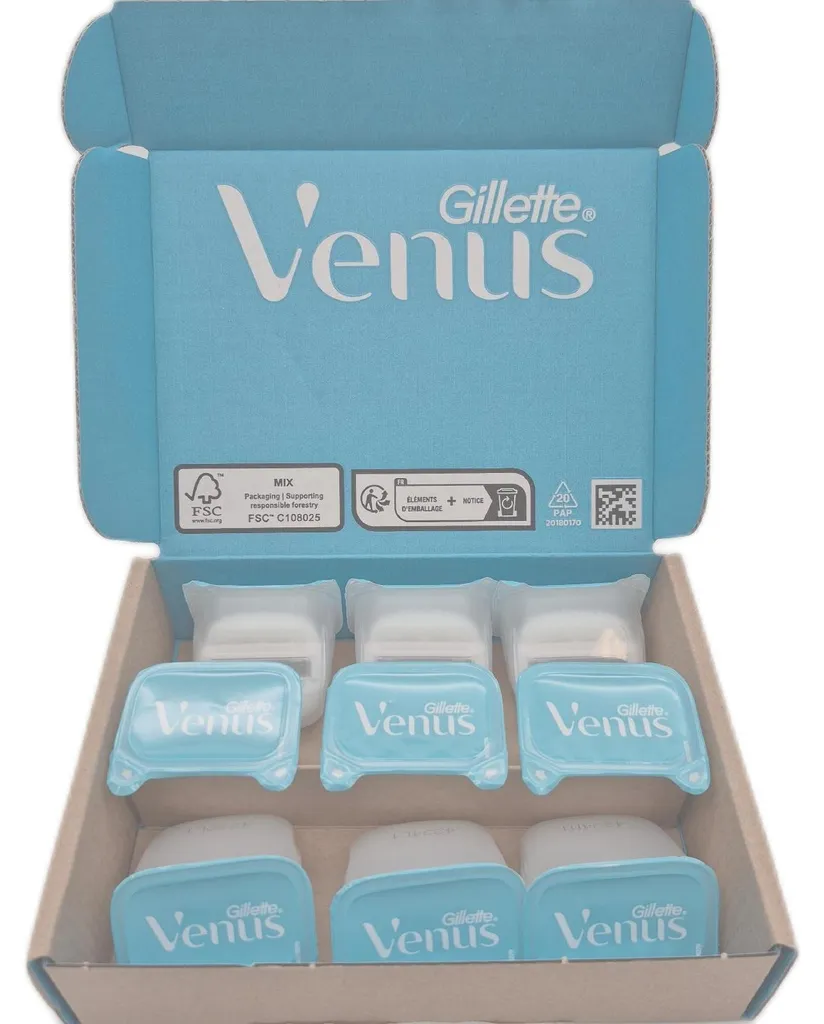 Lames de rechange Gillette Venus ComfortGlide Sensitive - Pack de 10