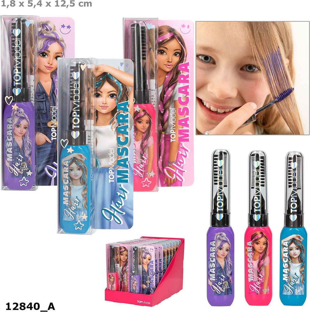 Maskara do włosów 1szt mix Top Model BEAUTY&ME 12840A Zdjęcie produktu 
