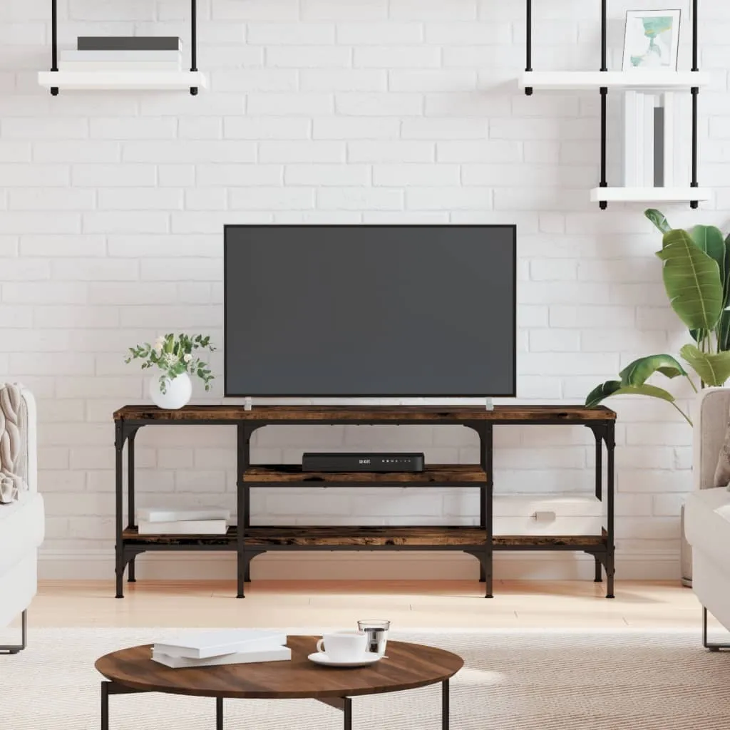 Mobile TV Maison Exclusive Rovere Affumicato 121cm | Design Industriale