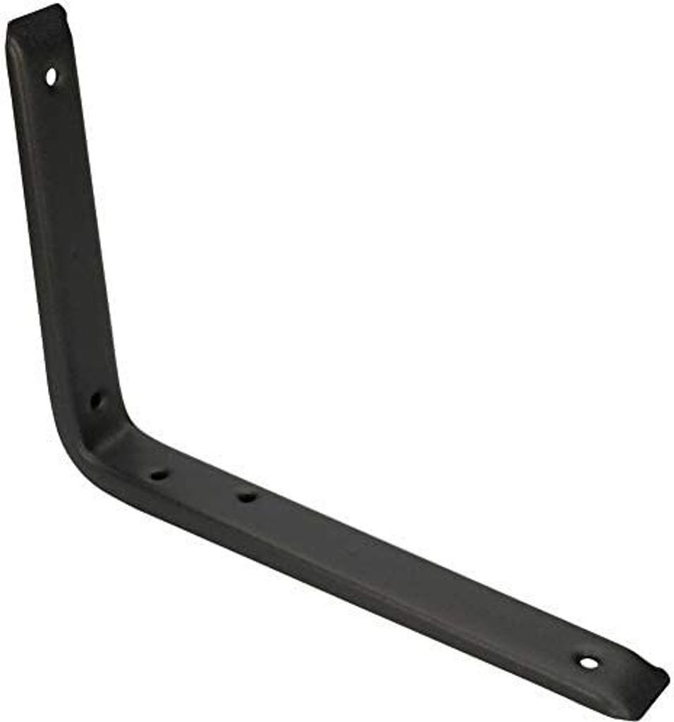 KOTARBAU Stahlblechkonsole 190 x 250 mm Schwarz Regalwinkel Winkelkonsole Regalträger Regalhalter Regalkonsole Wandkonsole