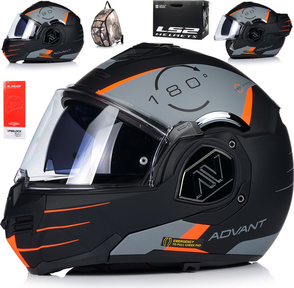 Kask składany z osłoną przeciwsłoneczną | LS2 FF906 ADVANT Zdjęcie produktu 