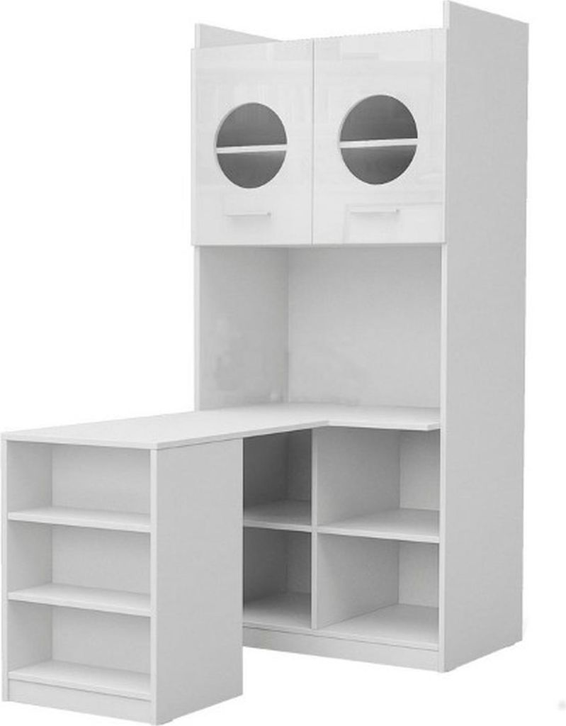 Schreibtisch Hochglanz Schwarzer Tisch Kinderzimmer Jugendzimmer Möbel Tische