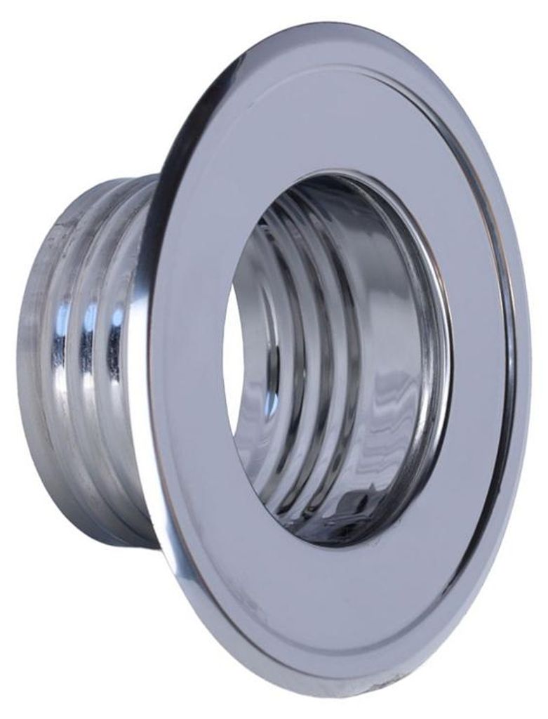 Edelstahl Wandrosette für Lüftungsrohr Ø 80 mm
