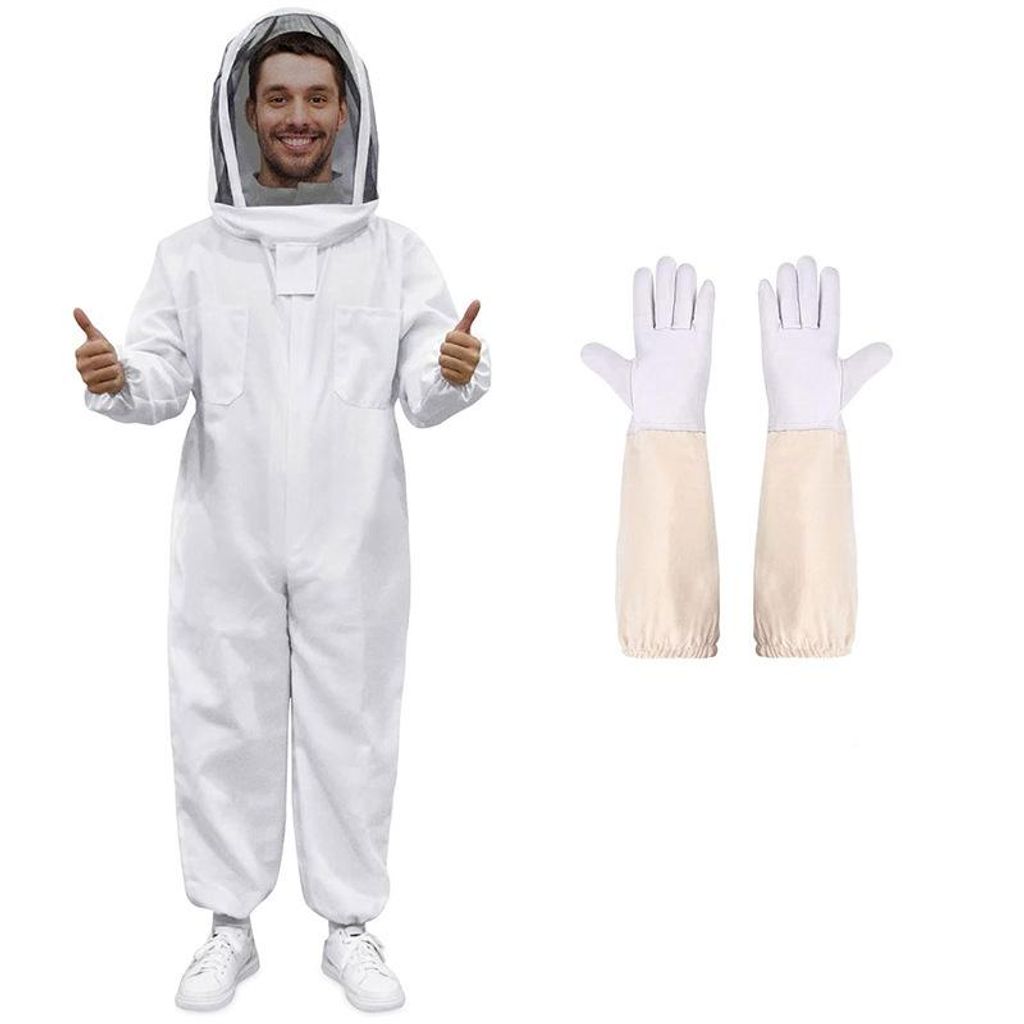 Größe L, Imkeranzug, Bienenschutzkleidung, Imkerjacke mit Produktbild 