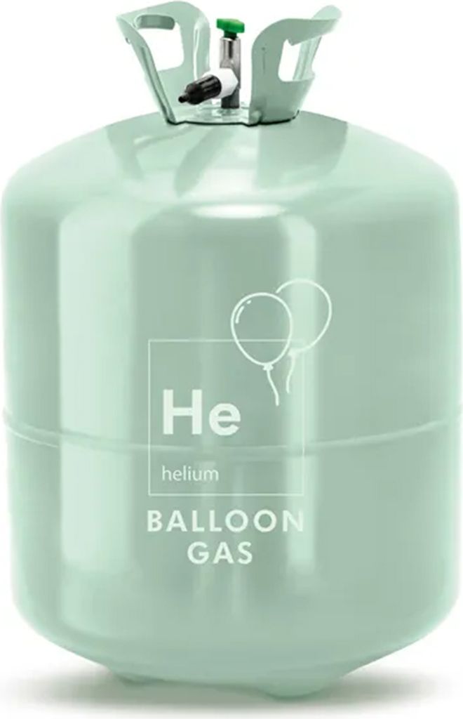 Helium Ballon Zylinder zum Befüllen von Luftballons bis zu 90 Stk. Helium Taufe Hochzeit