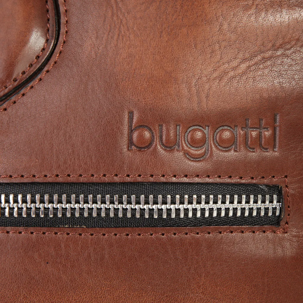 Porte-documents Bugatti Domus Cognac avec Protection RFID Intégrée - 30