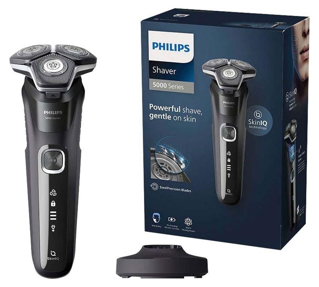 Philips SHAVER Series 5000 S5898/25 Elektrischer Nass- und Produktbild 