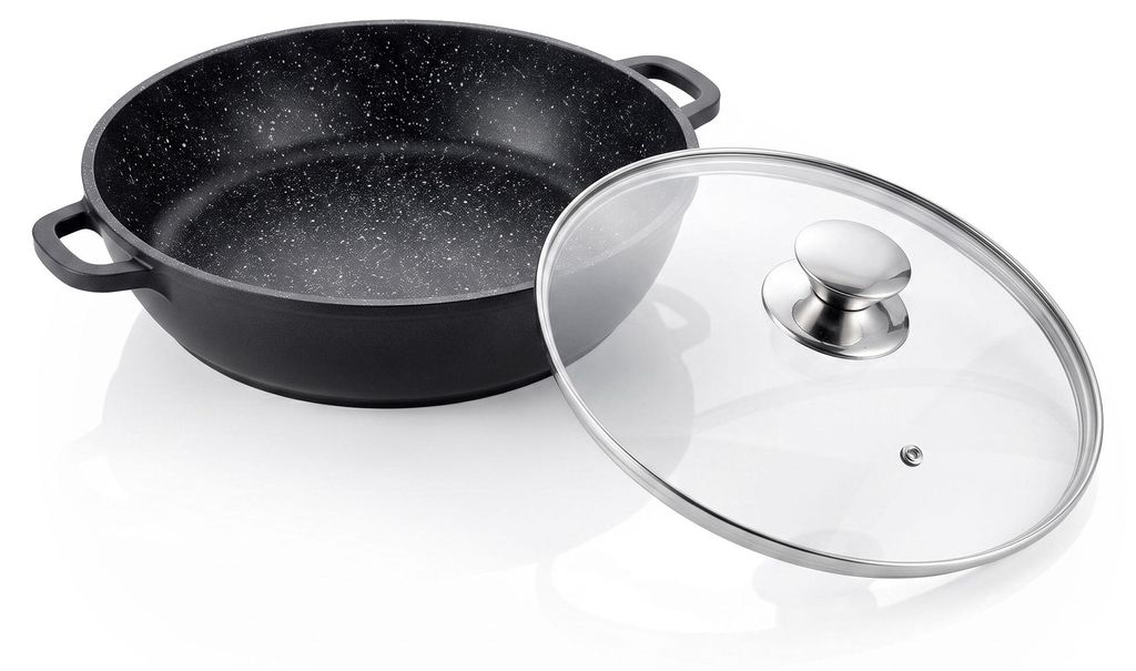 Cheffinger, padella per sauté 24 cm in marmo con manici in Immagine del prodotto 