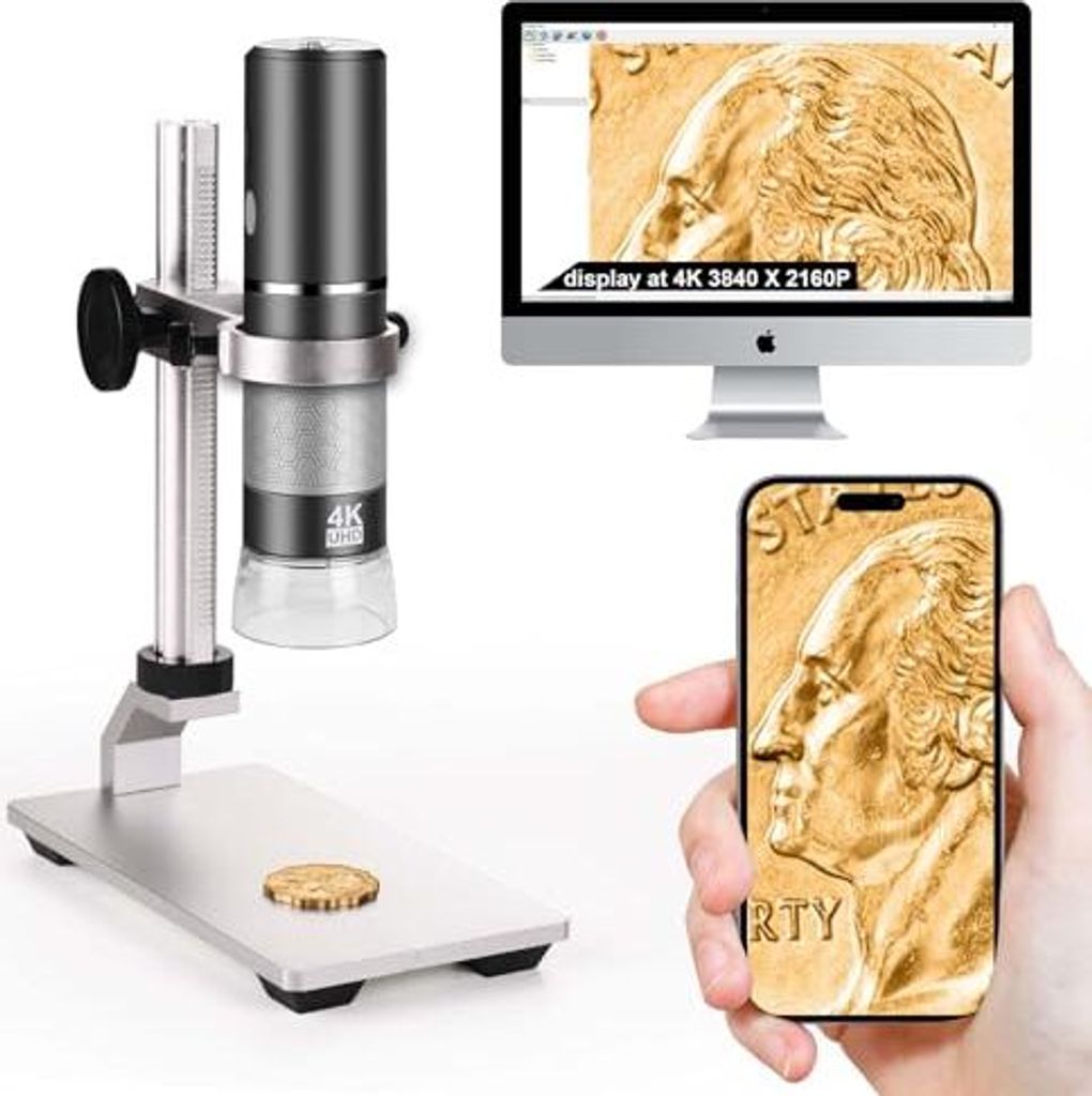 Ninyoon 4K WiFi Microscoop, professionele standaard, Productafbeelding 