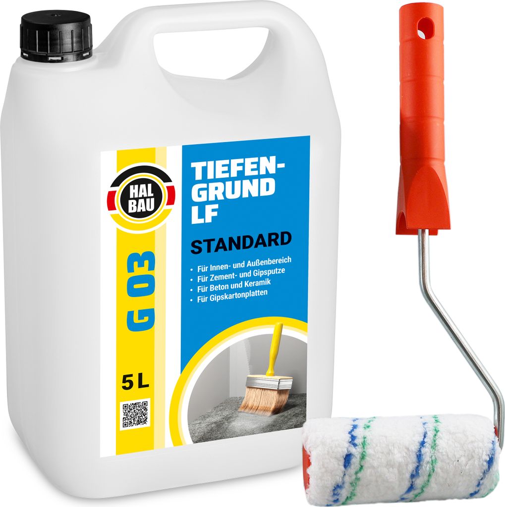 Zestaw Wałek Malarski 10cm + Preparat gruntujący HALBAU Zdjęcie produktu 