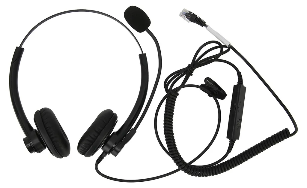 Casque de bureau professionnel pour téléphone fixe RJ9 et secrétariat