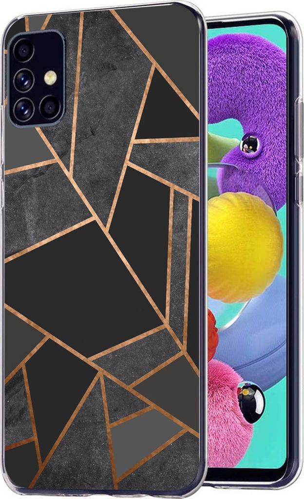 imoshion Design Hülle Samsung Galaxy A51 - Black Graphic