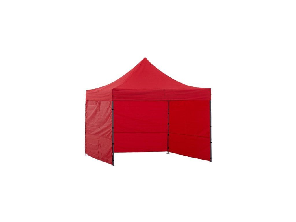 Ekspand | Faltzelt S4 - 2x3m - Rot - Wetterfest, Stabil, Ideal für Veranstaltungen, Garten
