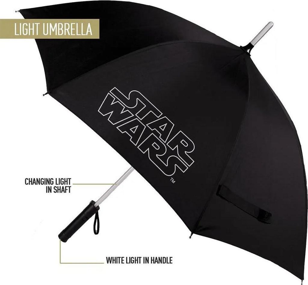 Cerda Group Star Wars Manueller Regenschirm Schwarz  Produktbild 