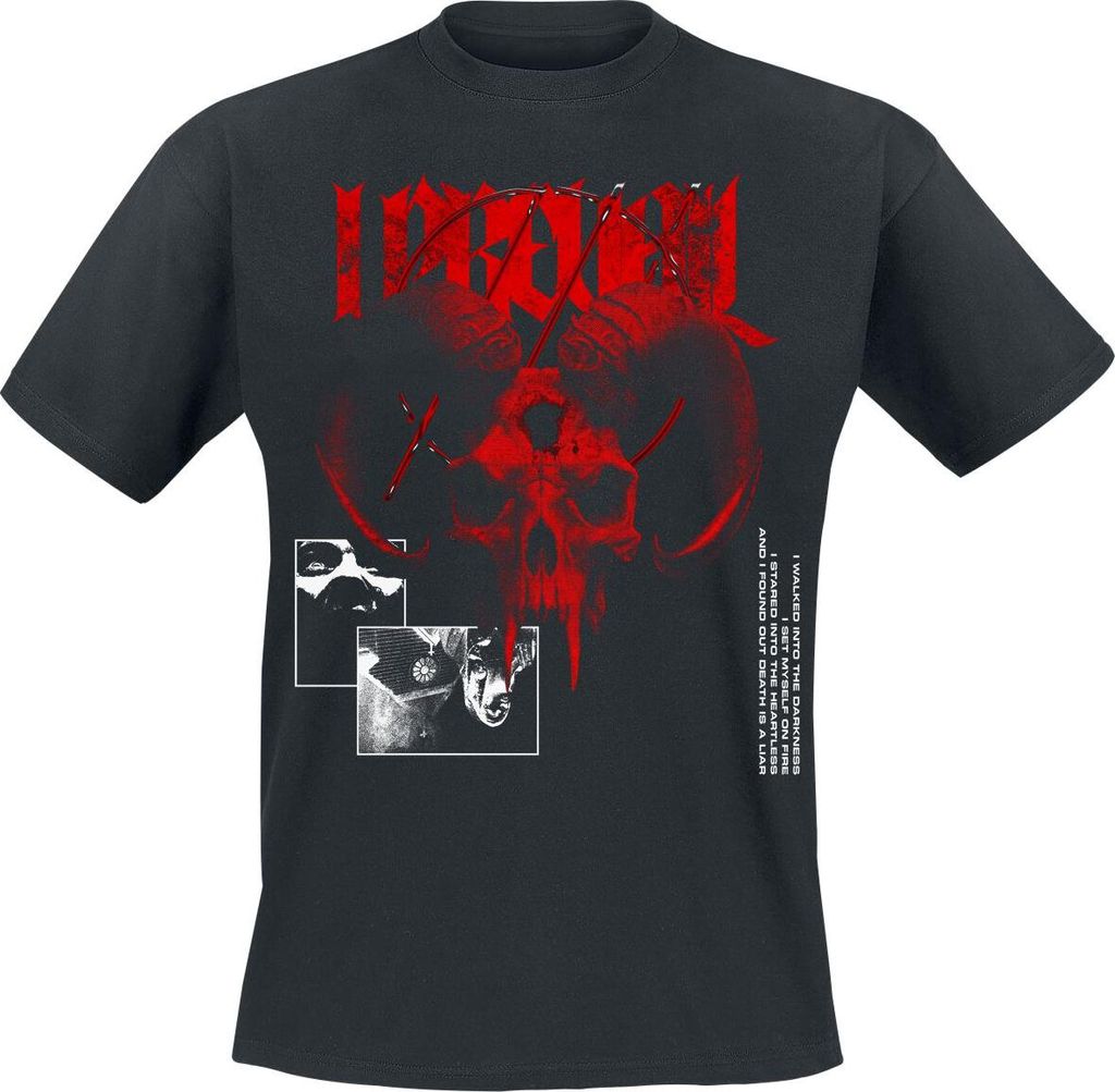 I Prevail T-Shirt Herren Devil schwarz Band-Merch, Bands 100% Baumwolle S