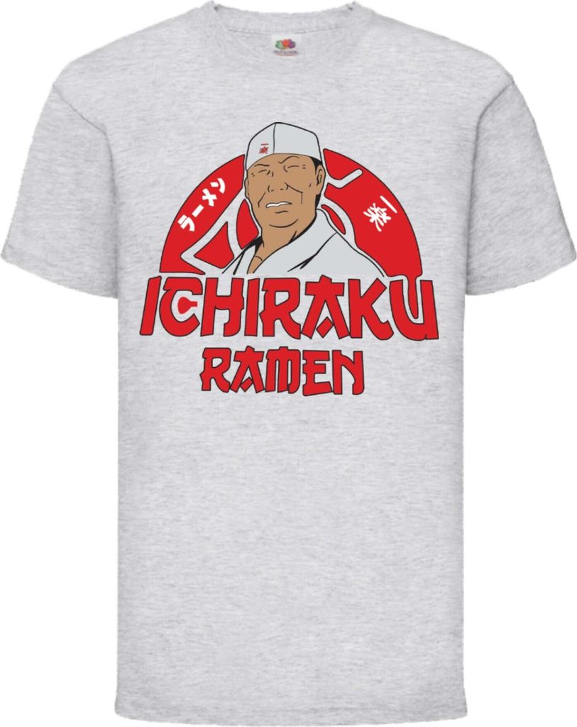 Kinder T-Shirt Naruto Ichiraku Ramen, 9-11 Jahr - 140 / Grau