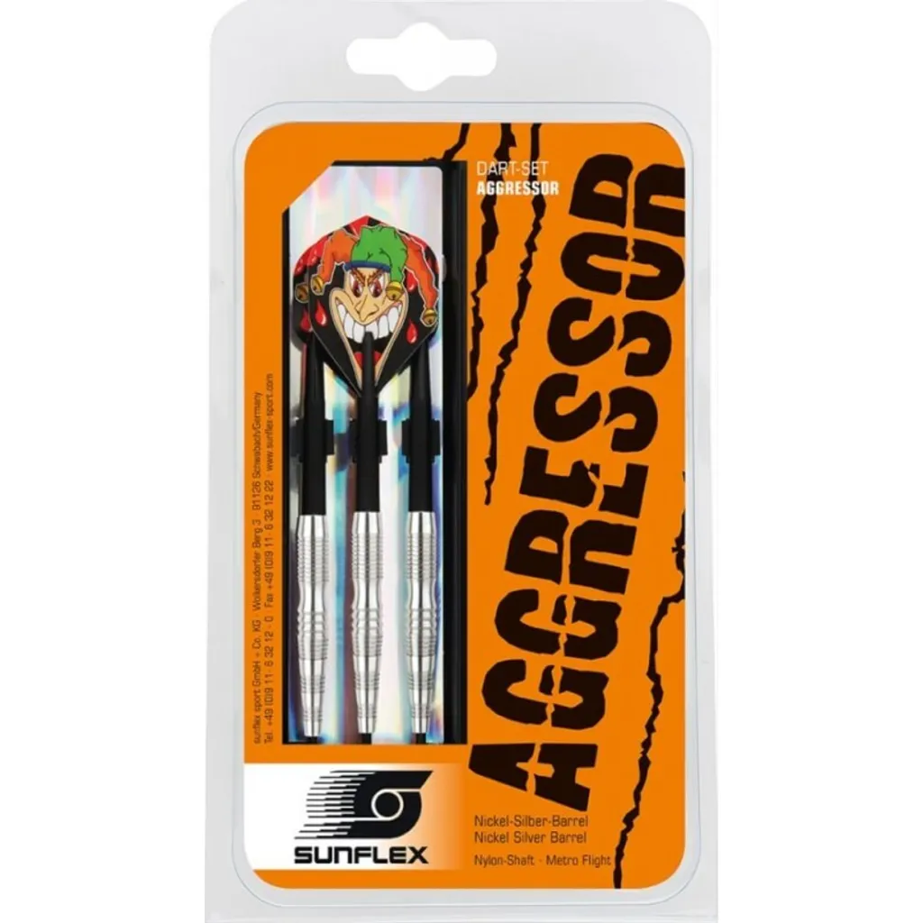 Fléchettes softdart Sunflex AGGRESSOR pour entraînement à domicile