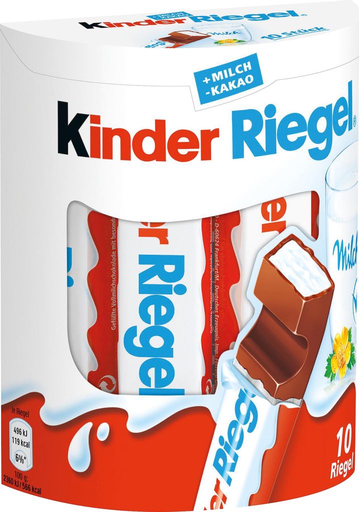 FERRERO Kinder Riegel - 10 Stück Produktbild 