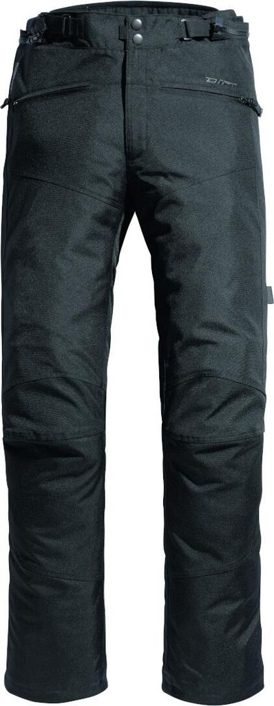 DIFI Cyclone Aerotex wasserdichte Motorrad Textilhose, schwarz, 5XL