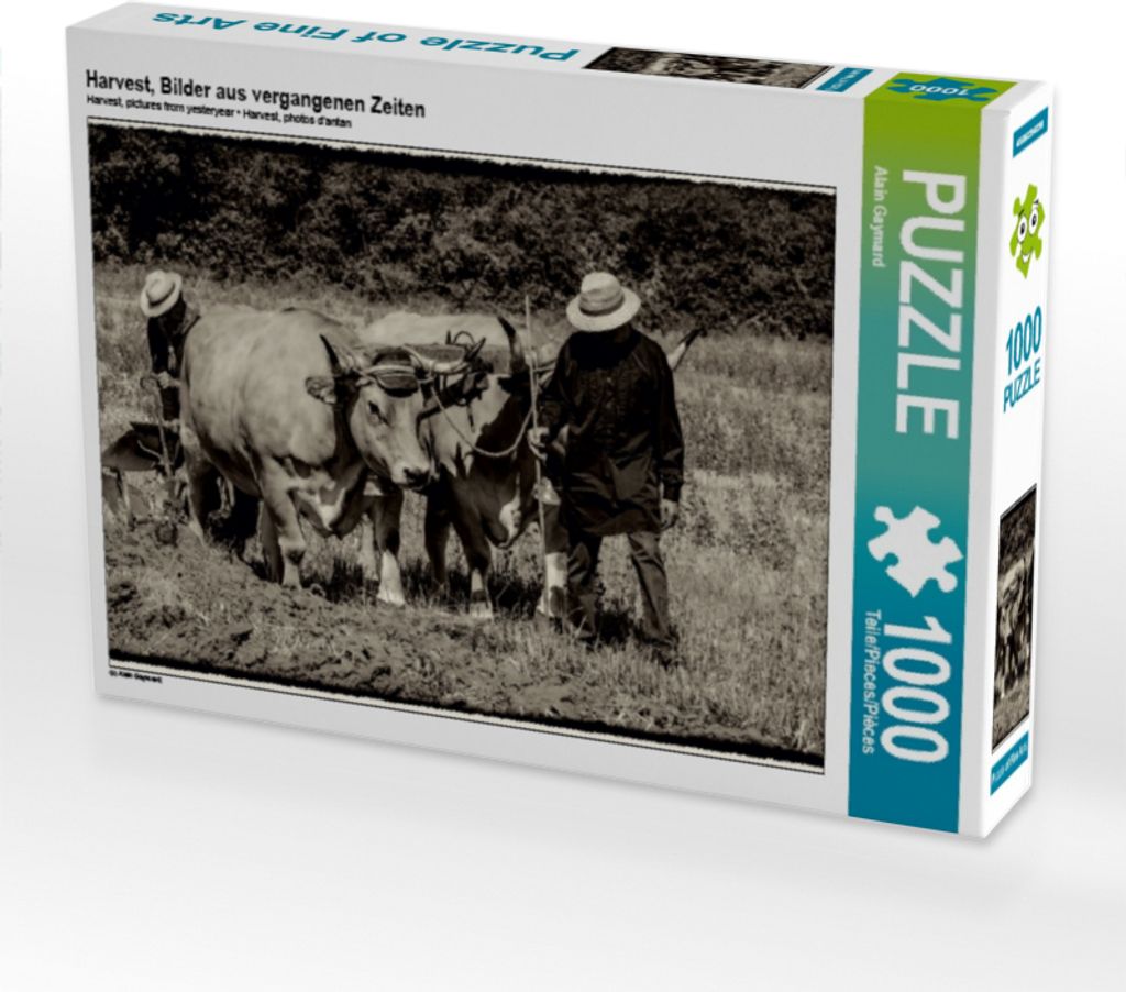 Calvendo Harvest, Bilder aus vergangenen Zeiten 1000 Teile Puzzle quer 640x480mm, Gaymard Alain; 7372548