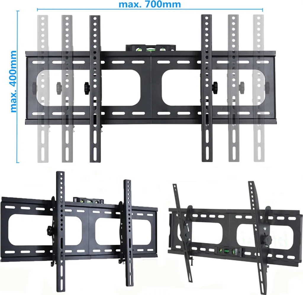 Support de Télévision Mural Ultra Slim et Inclinable pour Max 75 Pouces