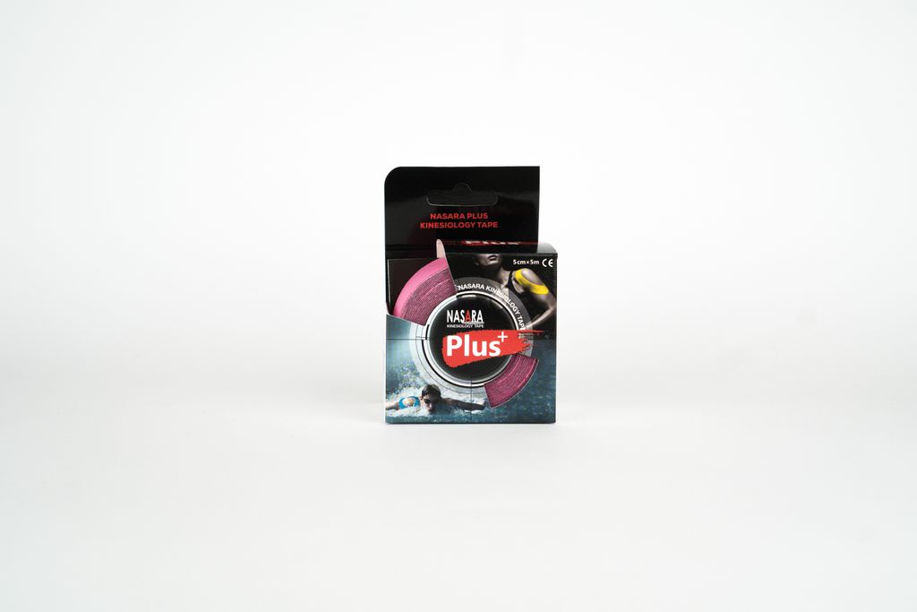 Nasara Plus Tape 5cm x 5m : pink Farbe: pink