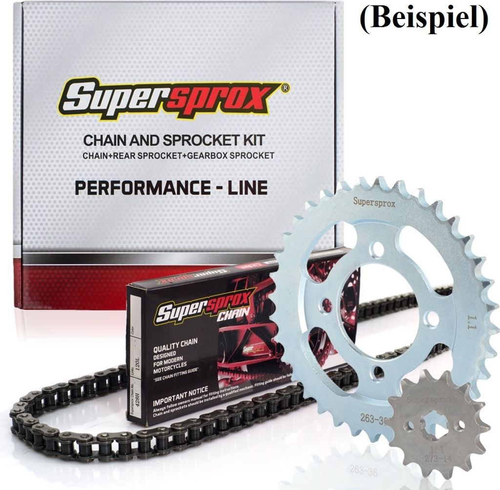 Performance KIT Stahl für Brixton BX 125 (16-19) 14-46-122 CHA-H428