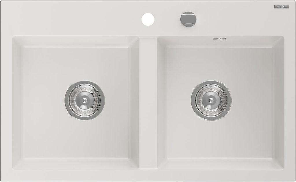 Mexen Hektor lavello in granito a 2 vasche 800 x 480 mm, Immagine del prodotto 