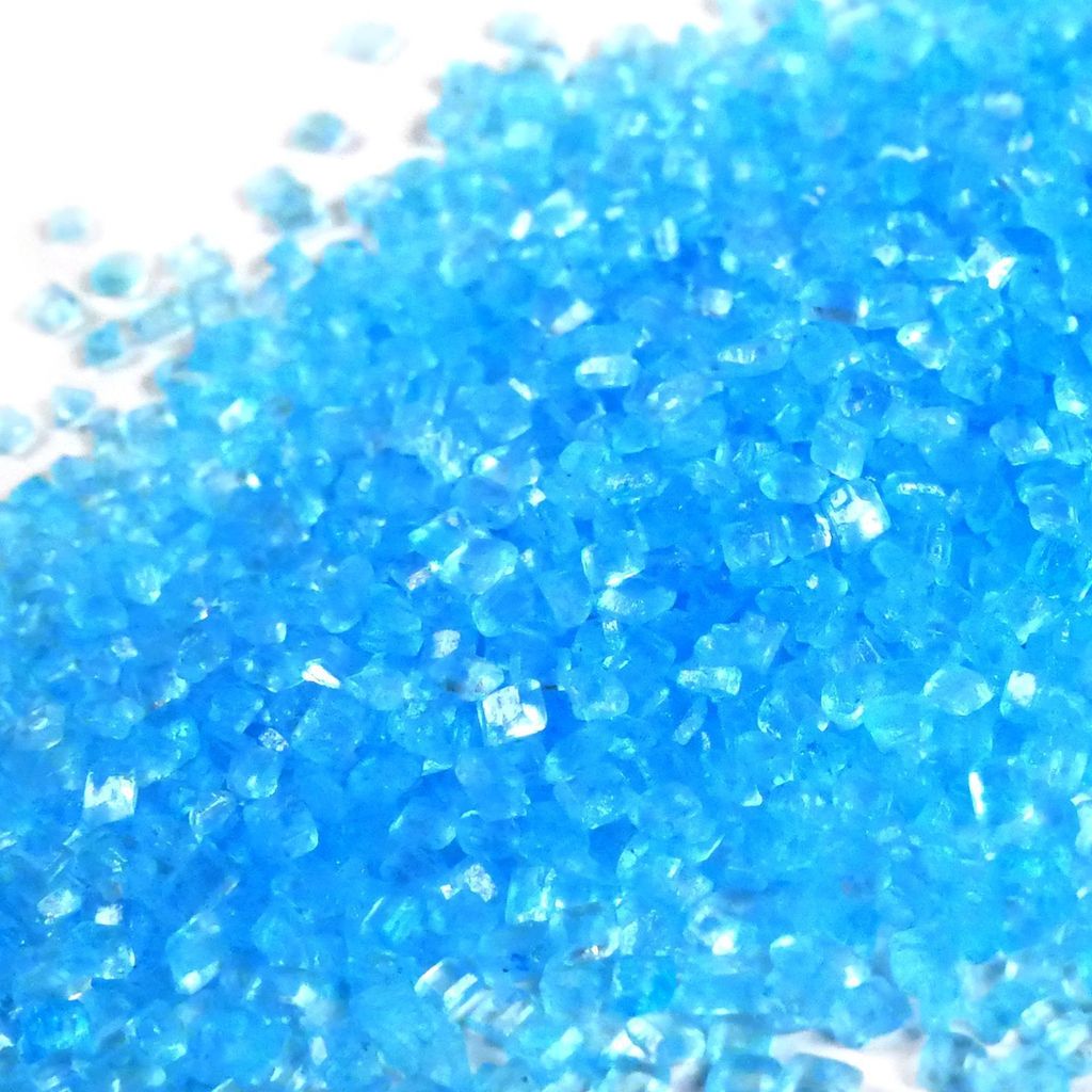 Streuselheld Kristallblau 80g - Essbare Tortendeko für n, Muffins & Desserts