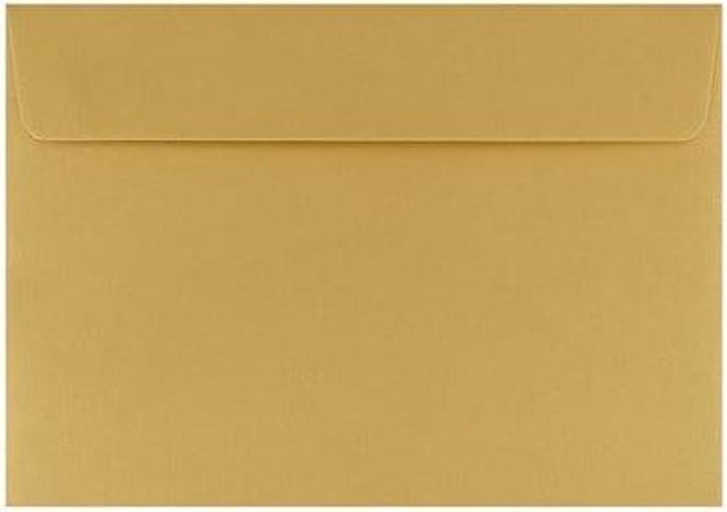 Dekorative Umschläge B6 HK Perlgold 120 g 50 Stück - Elegante Umschläge