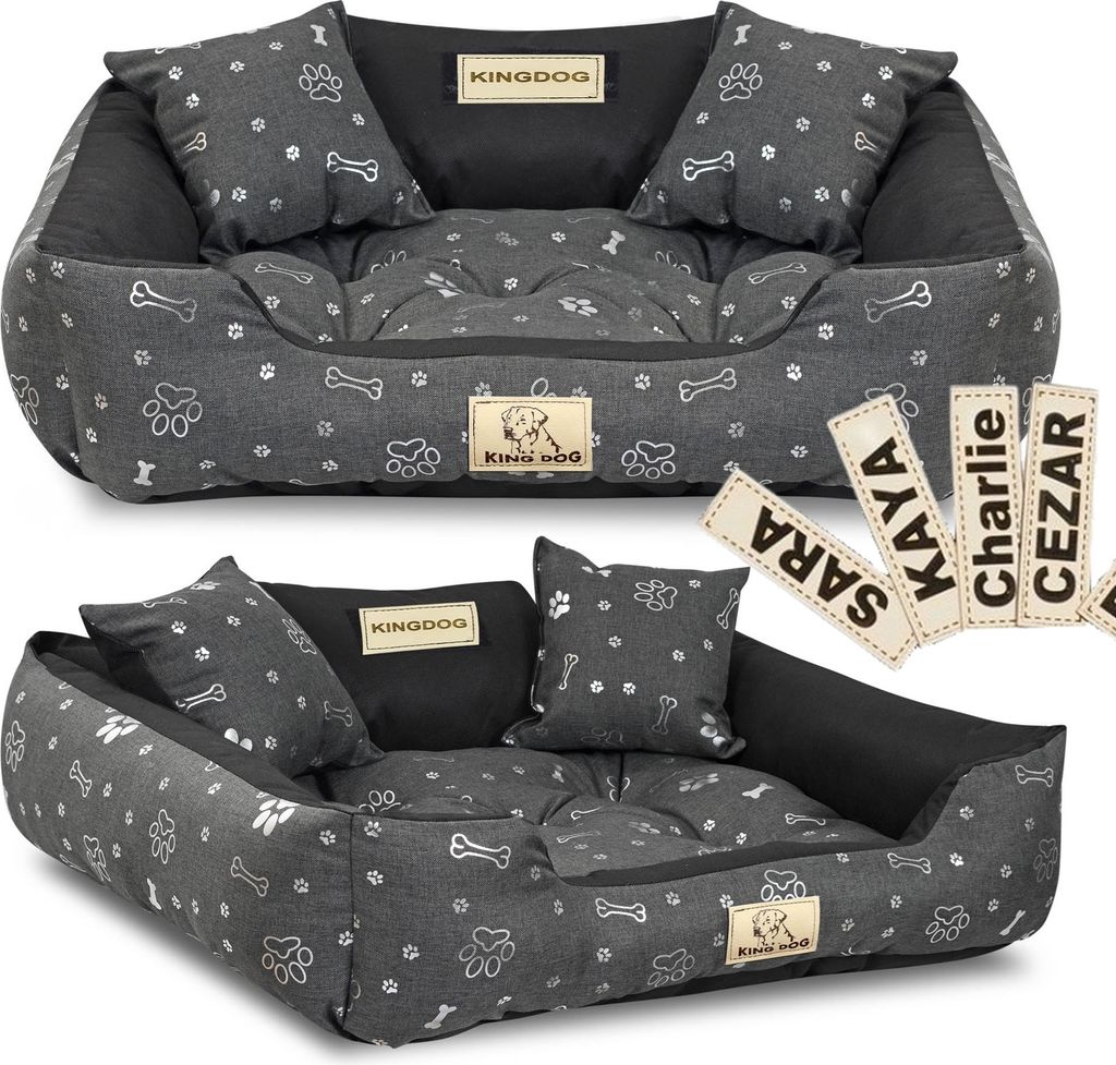 Letto per cani KINGDOG Kennel 75x65 cm personalizzato Immagine del prodotto 