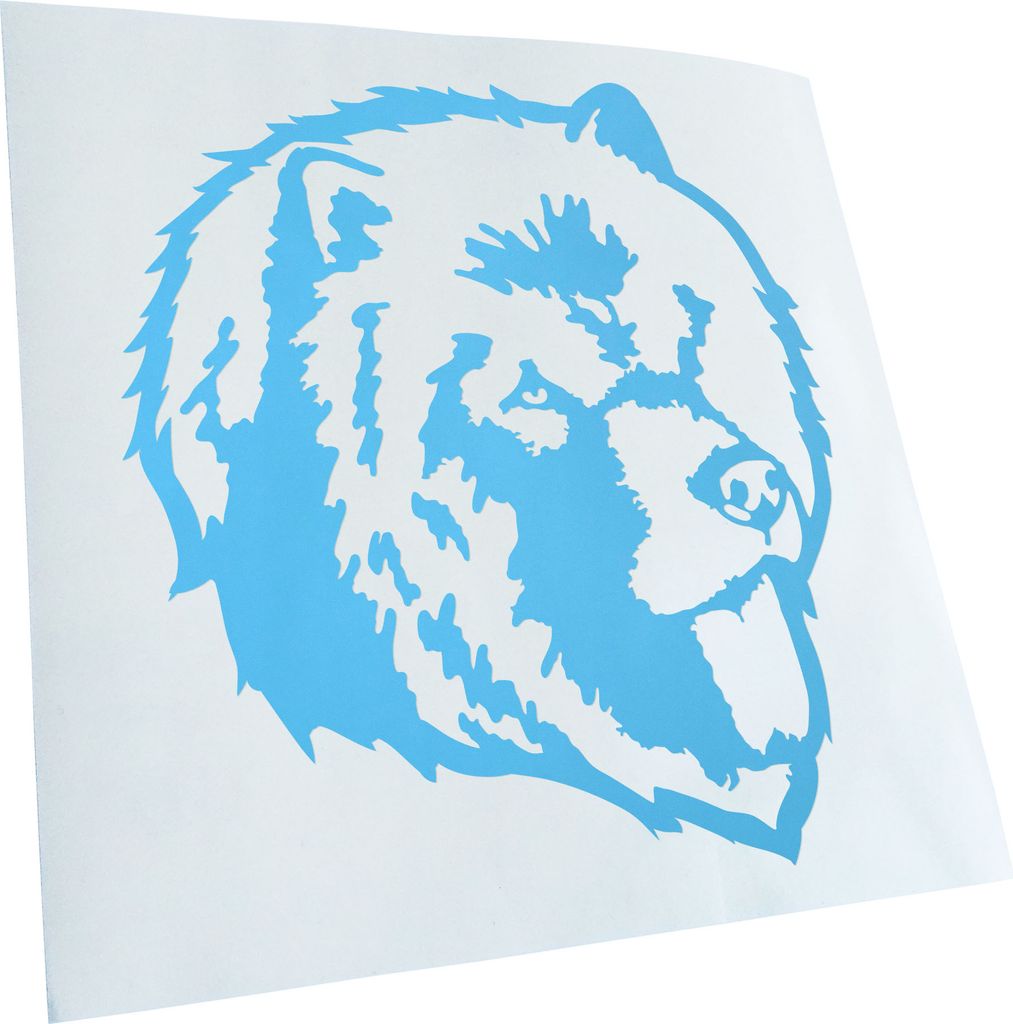 Kiwistar - Autoaufkleber - Chowchow Hund - Türkis - 11x10cm - Aufkleber für Auto, Laptop, Fahrrad, LKW, Motorrad mehrfarbig JDM Decal Racing