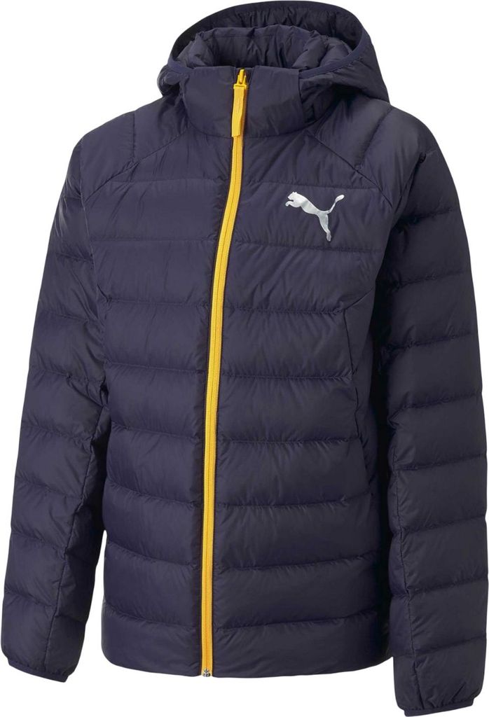Puma - "PackLITE" Daunenjacke für Kinder, mit Kapuze GT12077 (116) (Marine)
