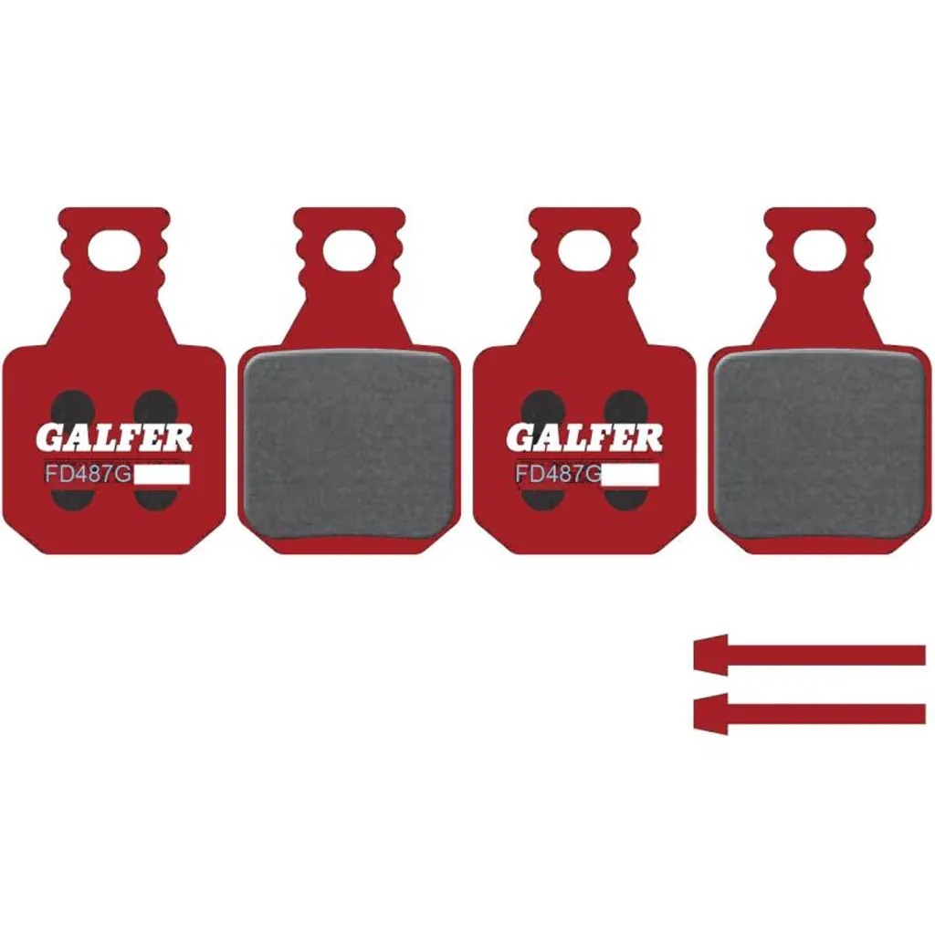 Paire de plaquettes de frein Galfer FD487 compatibles Magura 4 Pistons