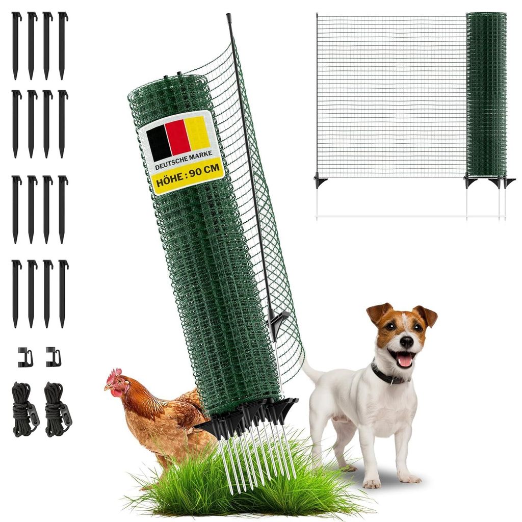 horizont Begrenzungszaun FIX 20 m x 90 cm – mobiler Zaun Produktbild 
