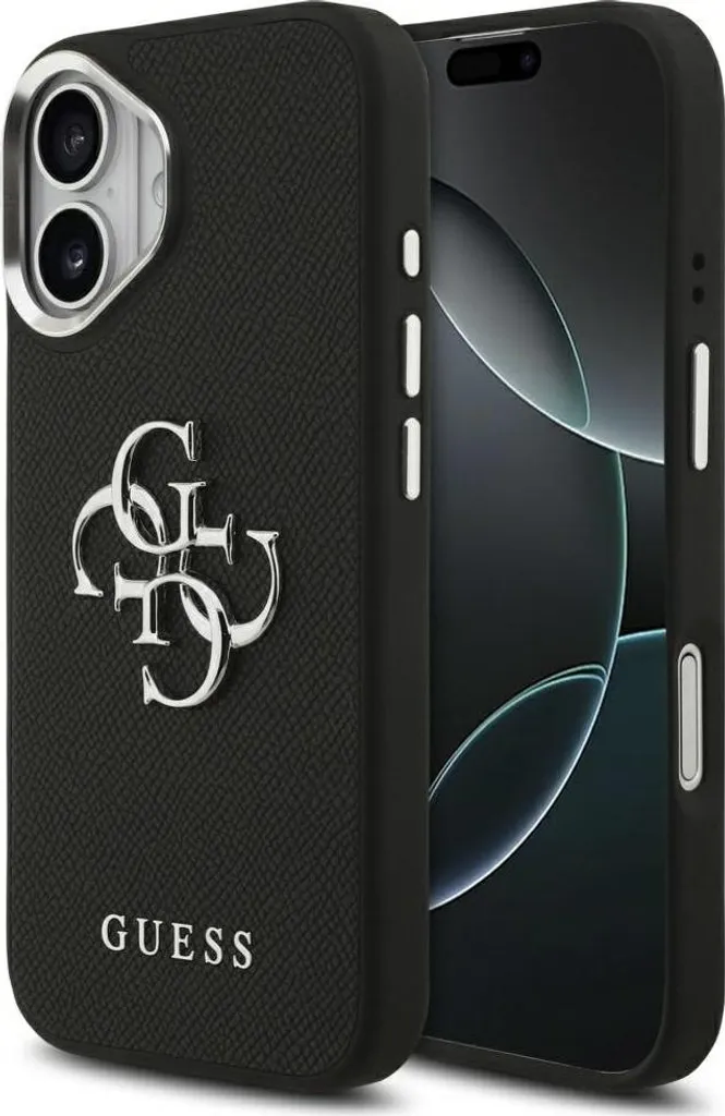 Borsa Porta Cellulare Guess iPhone 17 Grained Big 4G Black