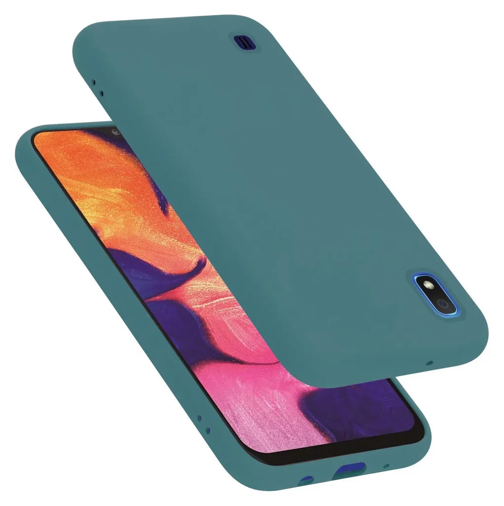 Cadorabo custodia protettiva per Samsung Galaxy A10 / M10 custodia in verde telefono cellulare Custodia Cover TPU Etui