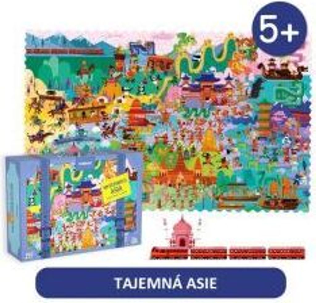 MiDeer Tajemná Asie puzzle 180 dílků Obrázek produktu 