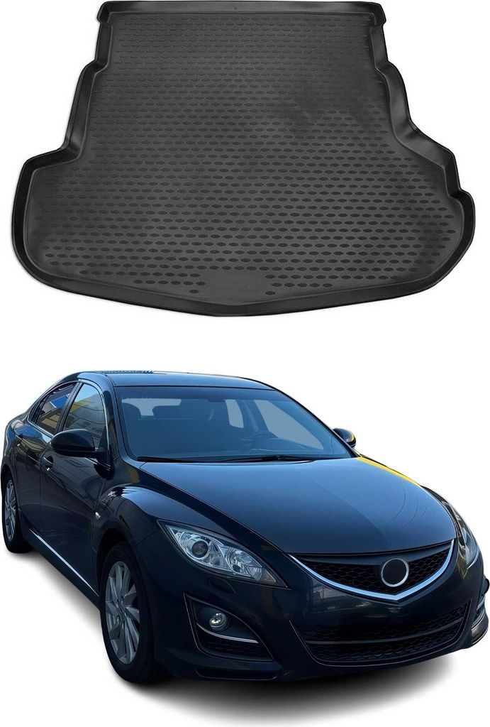 Kofferraummatte Kofferraumwanne für Mazda 6 Stufenheck 2007-2013 Gummi TPE