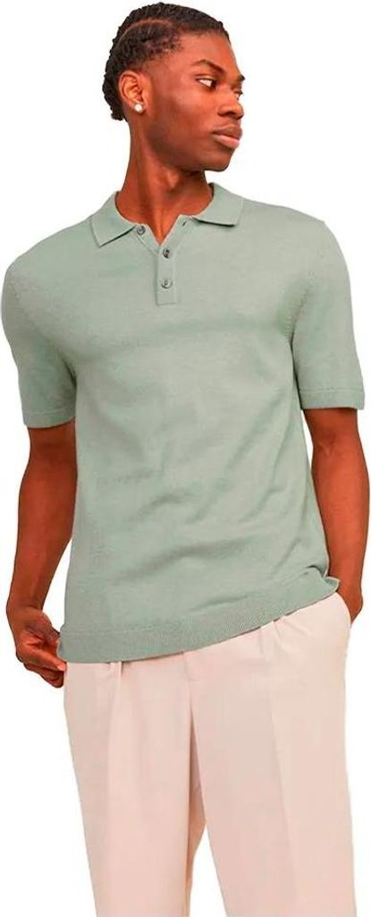 Jack & Jones Emil Knit Kurzarm-poloshirt Beige S Herren Beige S