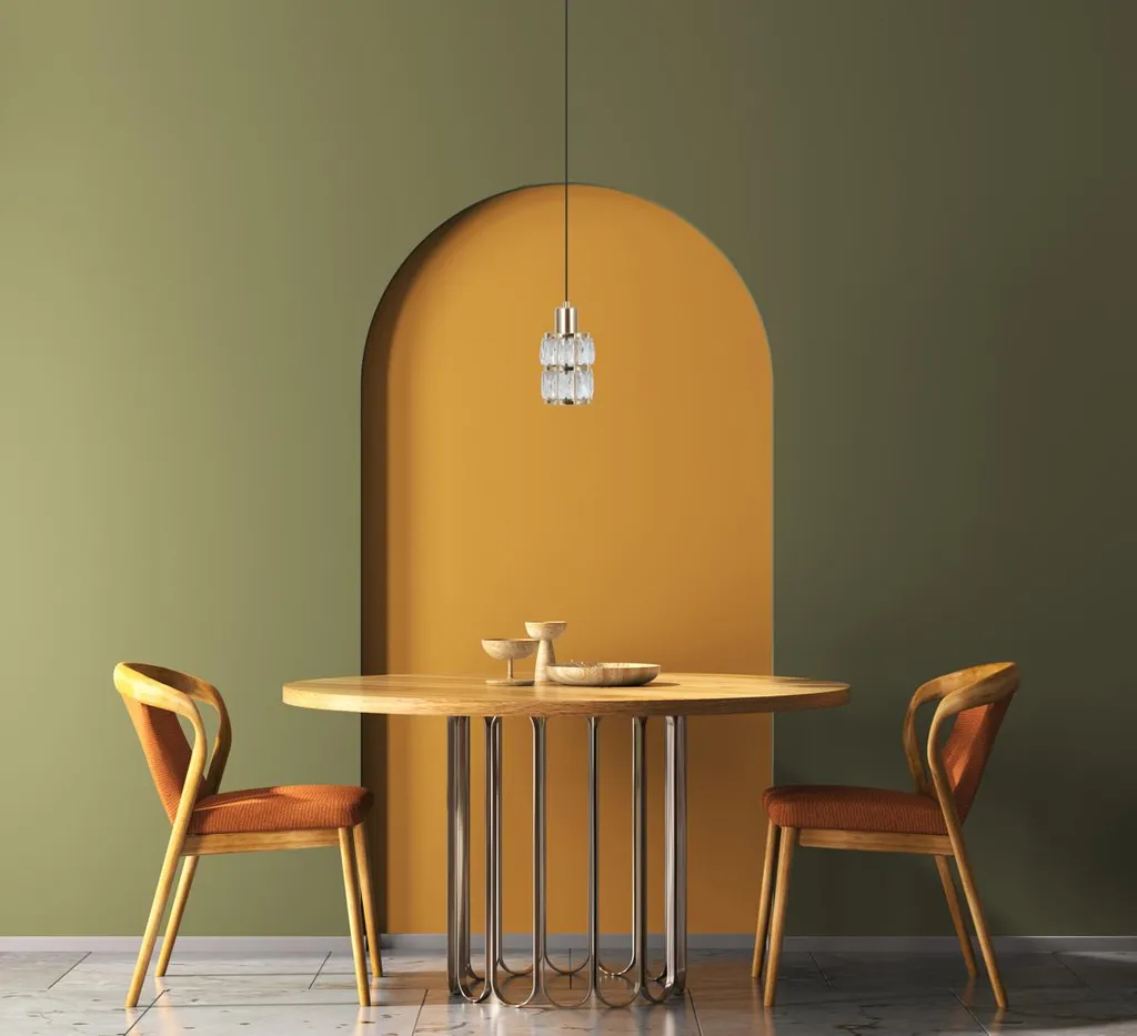 Lampe suspendue ALMA PND-40668-1-HBR idéale pour table à manger