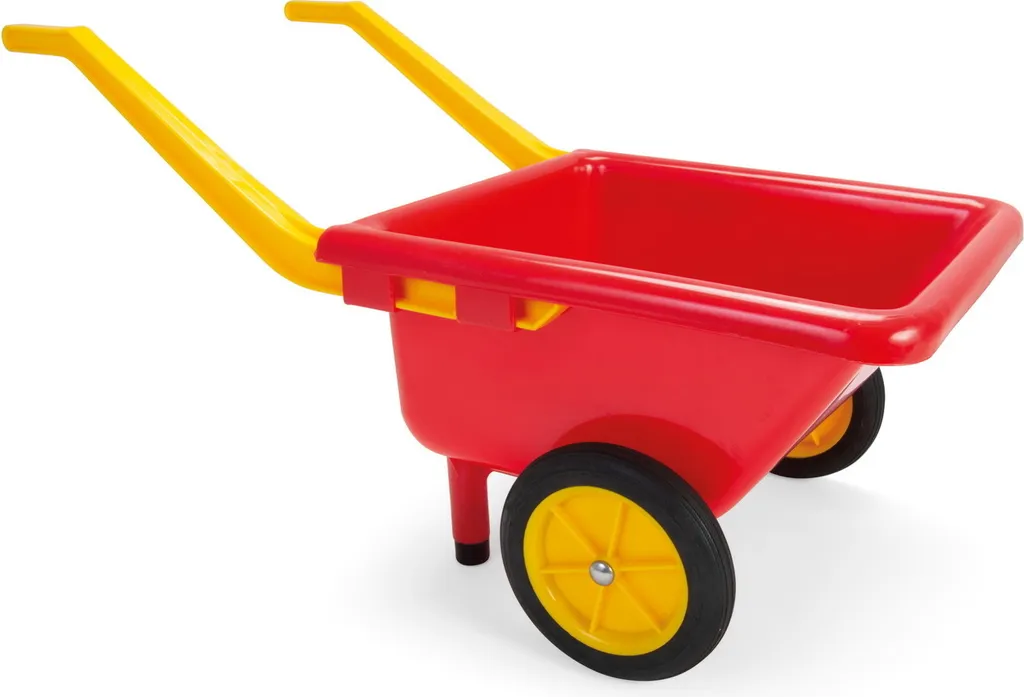 Brouette enfant Dantoy 1821 : stabilité totale avec 2 roues de guidage