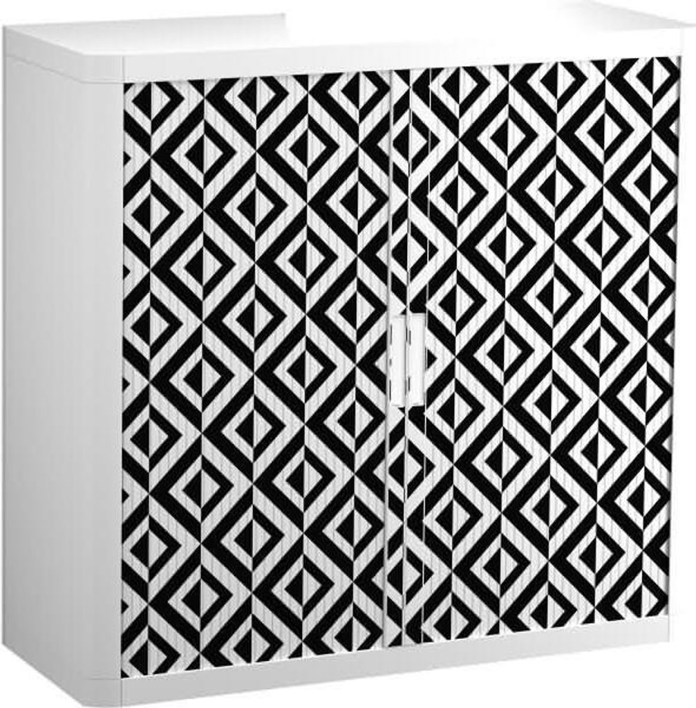 PAPERFLOW easyOffice Black & White Rollladenschrank 60596 2 Produktbild 