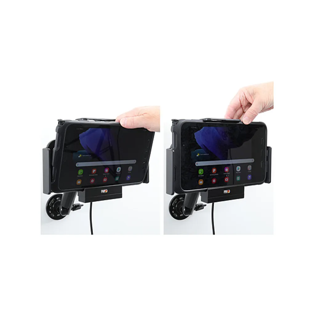 Fixation Tablette Voiture : Support Actif Brodit 721224 Noir Robuste