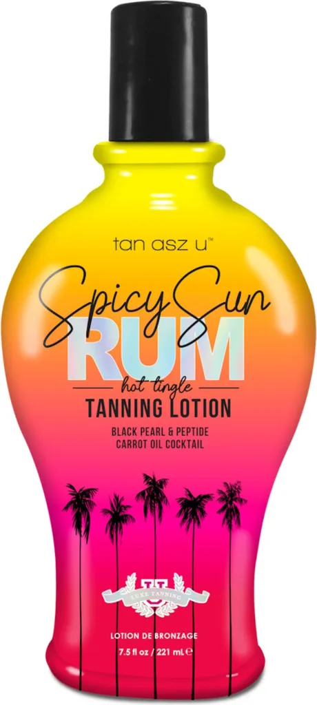 Abbronzante Tan Asz U Spicy Sun Rum 221 ml - Effetto Sizzle e Glow