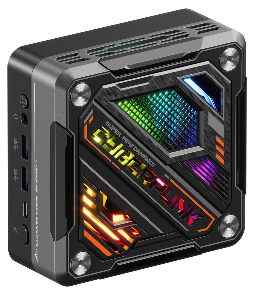 Mini-PC Windows 11PRO 32G DRR4 RAM 1T SSD Mini-Desktop-Computer AMD Ryzen7 5700U Prozessor 8 Kerne 16 Threads RGB-Beleuchtung WIFI6 BT5.2 unterstue...