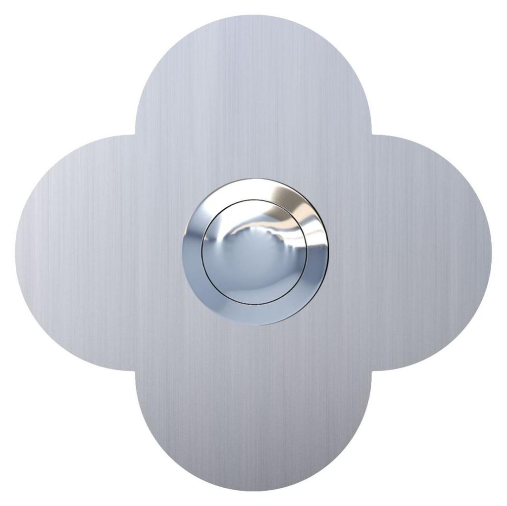 Türklingel Blume in Edelstahl Produktbild 