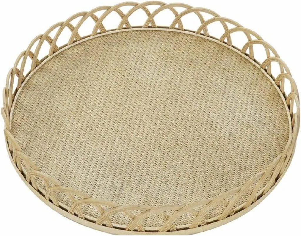 Lot de 3 décorations de table carrées en bois naturel 58x58x9 cm Brun